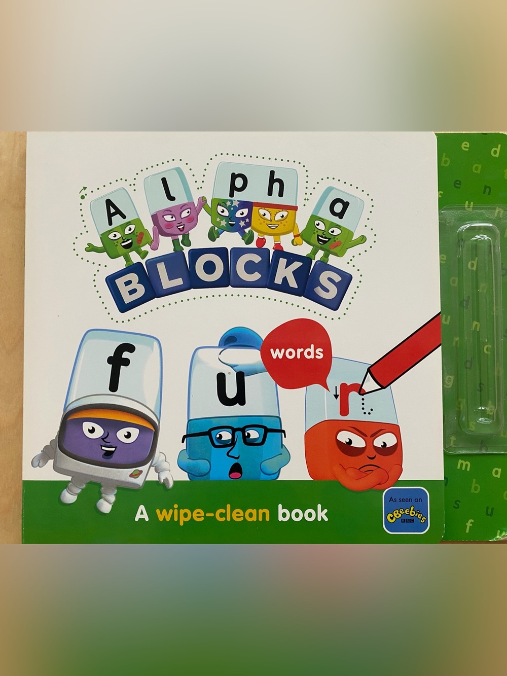 Alpha Blocks Wipe-Clean ABC Book - Multi-Color - Picture 3 of 3